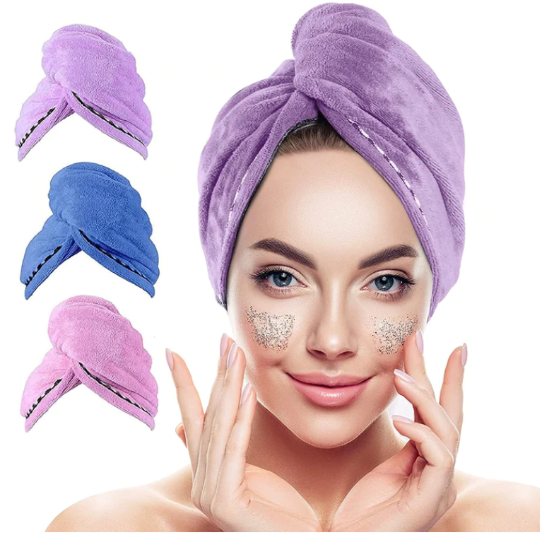 Premium Quick Dry Microfiber Hair Turban Towel 【HOT SALE-45%OFF🔥🔥🔥】(Express 3 Day Delivery)